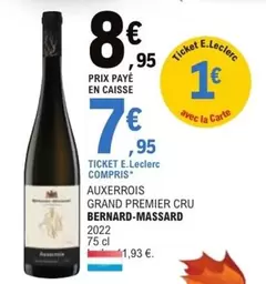 E.Leclerc - Bernard-massard - Grand Premier Cru