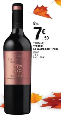 TAU TAYL TERROIR LA BUMRE SAINT - PAUL