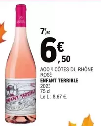 Enfant Terrible - AOC(1) Côtes Du Rhône Rose