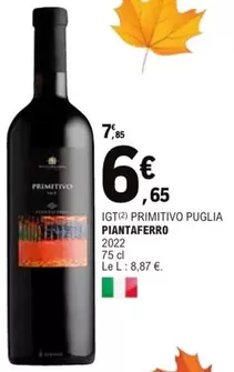 IGT Primitivo Puglia Piantaferro