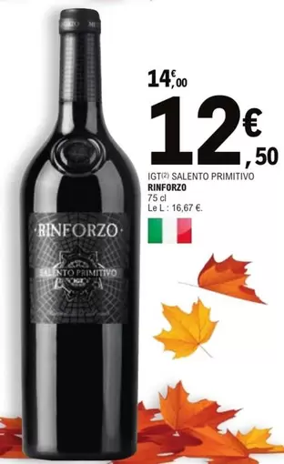 Rinforzo - IGT'O Salento Primitivo