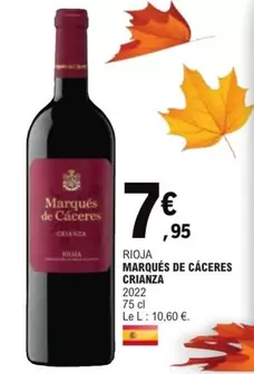 Rioja - Marqués De Câceres Crianza