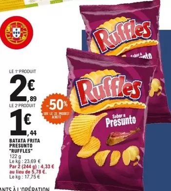 Ruffles - Batata Frita Presunto