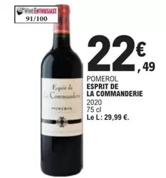 Pomerol Esprit De La Commanderie