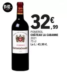 Pomerol Chateau La Cabanne 2021