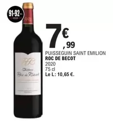 Puisseguin Saint Emilion Roc De Becot