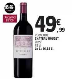 Pomerol Chateau Rouget