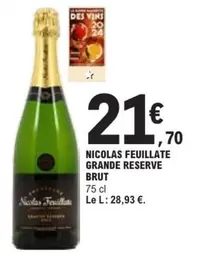 Brut - Nicolas Feuillate Grande Reserve