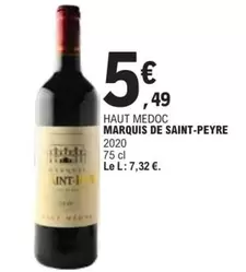 Haut Medoc Marquis De Saint-peyre