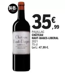 pauillac - ChaTEAU HAUT-BAGES-LIBERAL