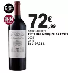 Saint-Julien Petit Lion Marquis Las Cases