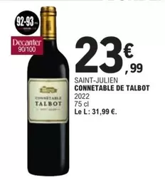 Connetable - Saint-Julien Connectable De Talbot