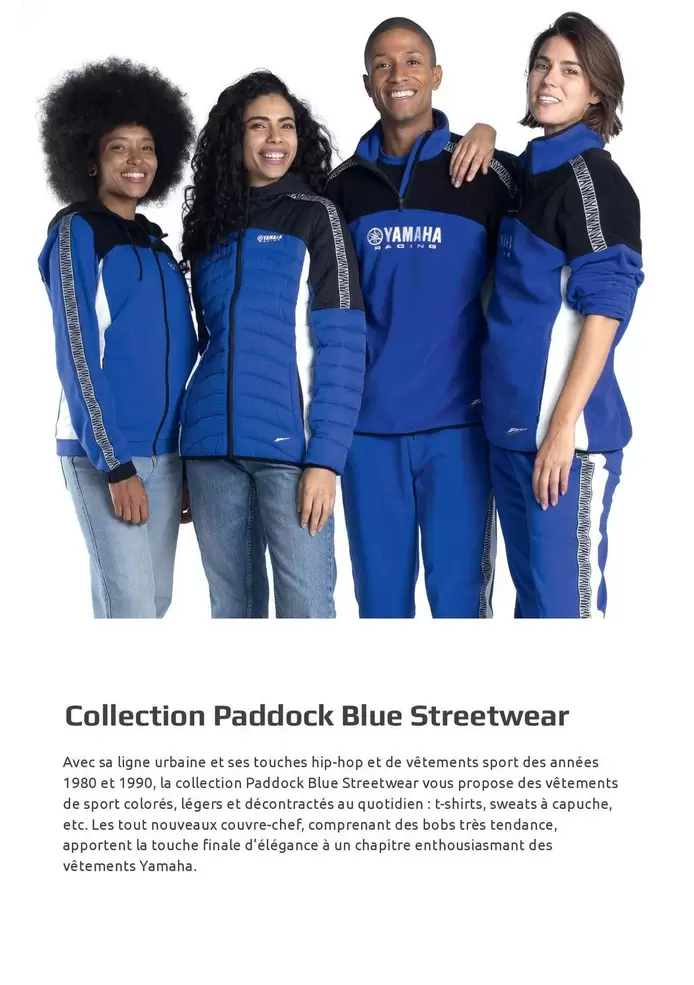 Yamaha - Collection Paddock Blue Streetwear offre sur Yamaha