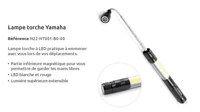 Yamaha - Lampe Torche  offre sur Yamaha