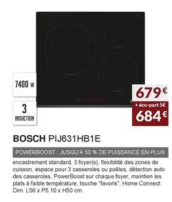 Bosch - PJ631HB21E offre à 679€ sur Copra