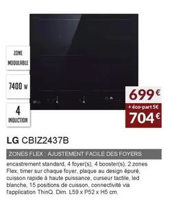 LG - CBIZ2437B offre à 699€ sur Copra