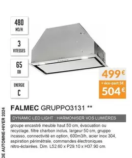 Falmec - GRUPPO3131 offre à 504€ sur Copra