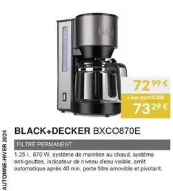 Black & Decker - BXC0870E offre à 72,99€ sur Copra