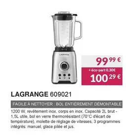 Lagrange - 609021 offre à 99,99€ sur Copra