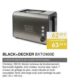 Black & Decker - BXTO900E  offre à 63,24€ sur Copra