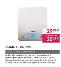 Domo - DO9239W  offre à 29,99€ sur Copra