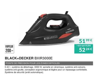 Black & Decker - BXIR3000E offre à 51,99€ sur Copra