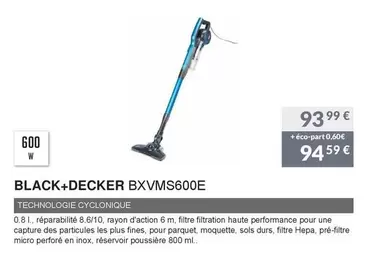 Black & Decker - BXVMS600E offre à 93,99€ sur Copra