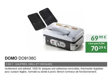 Domo - DO9136C offre à 69,99€ sur Copra