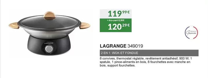 Lagrange - 349019 offre à 119,99€ sur Copra