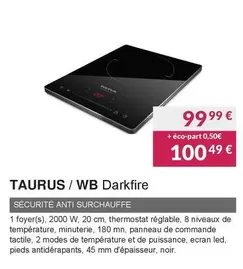 Taurus/Wb - Darkfire offre à 99,99€ sur Copra