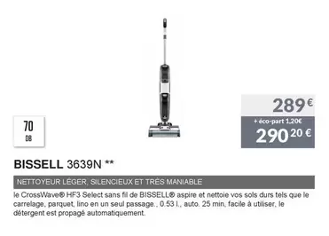 Bissell - 3639N offre à 289€ sur Copra