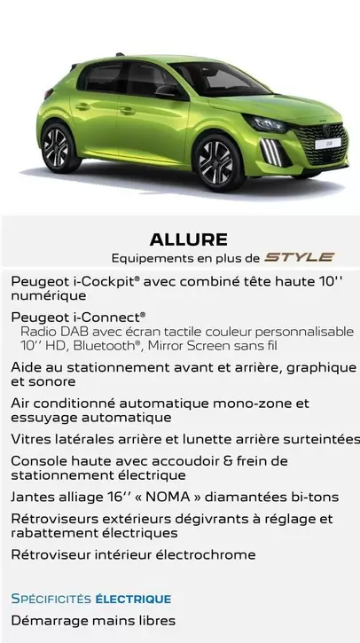 Peugeot - Allure offre sur Peugeot