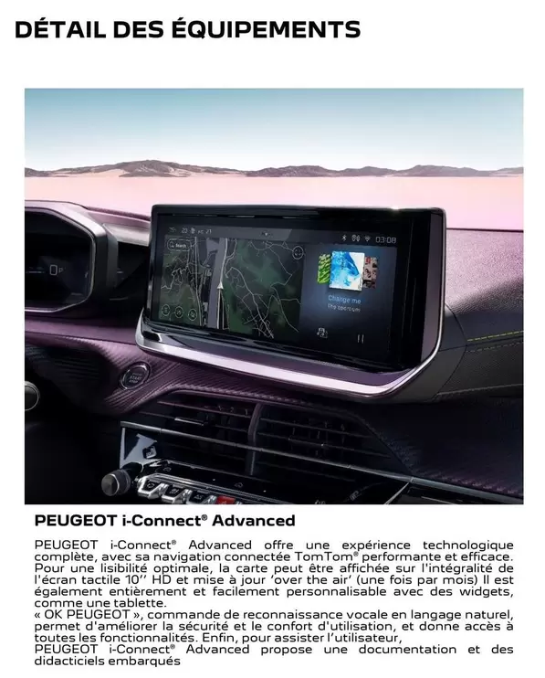 Peugeot - I-Connect Advanced offre sur Peugeot