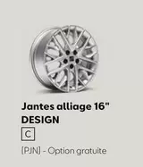 Jantes Alliage 16" Design offre sur SEAT