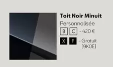 Toit Noir Minuit  offre à 420€ sur SEAT