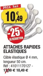 Attaches Rapides Elastiques offre à 10,49€ sur Outiror