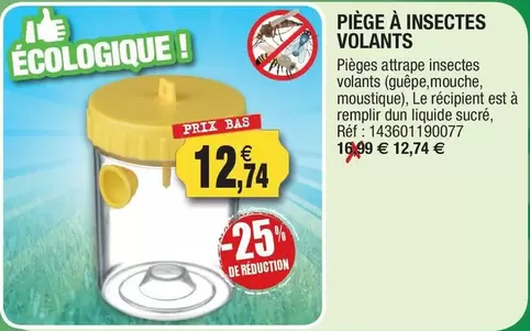 Piège À Insectes Volants offre à 12,74€ sur Outiror