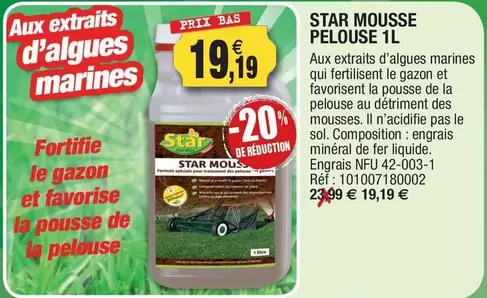 Star - Mousse offre à 19,19€ sur Outiror