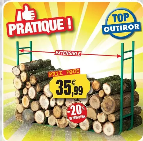 Range Bûches Hauter offre à 35,99€ sur Outiror