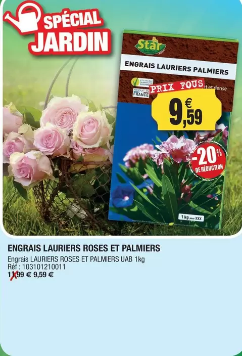 Engrais Lauriers Roses Et Palmiers offre à 9,59€ sur Outiror