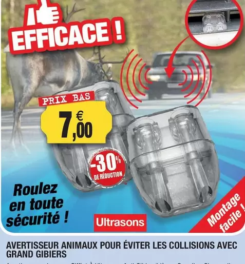 Ultrasons - Roulez En Toute Securité! offre à 7€ sur Outiror