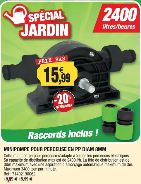 Pour Perceuse En Pp Diam offre à 15,99€ sur Outiror