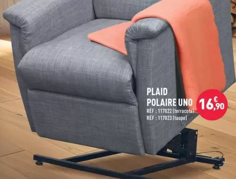 Plaid Polaire Uno offre à 16,9€ sur Bastide