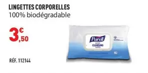 Purell - Lingettes Corporelles offre à 3,5€ sur Bastide