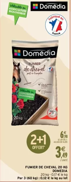 Domédia - Domedia - Fumier De Cheval 20 Kg