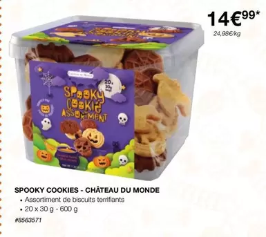 Spoky Cookies Château Du Monde offre à 14,99€ sur Costco