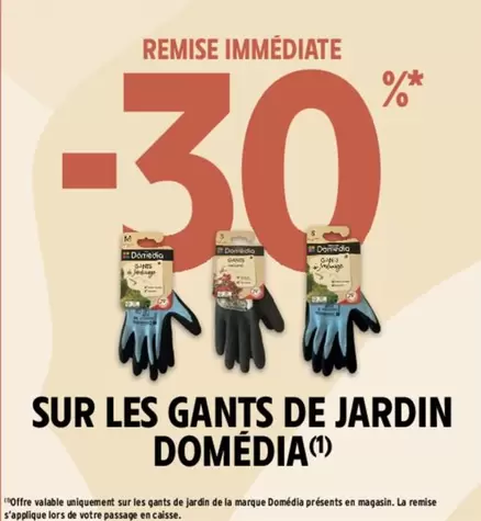 domédia - sur les gants de jardin