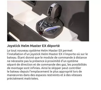 Joystick Helm Master Ex Déporté offre sur Yamaha