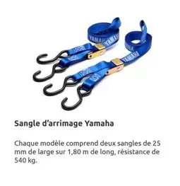 Yamaha - Sangle D'Arrimage  offre sur Yamaha
