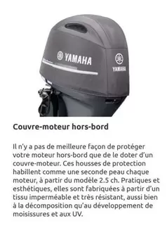 Yamaha - Couvre Moteur Hors Bord offre sur Yamaha